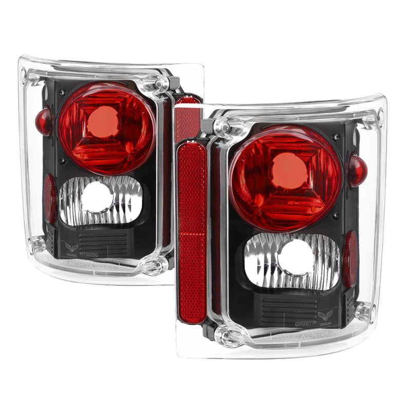 SPYDER xTune Chevy Suburban 73-91 Euro Style Tail Lights - Black ALT-JH-CCK73-BK 9036514 9036514 Photo - Primary