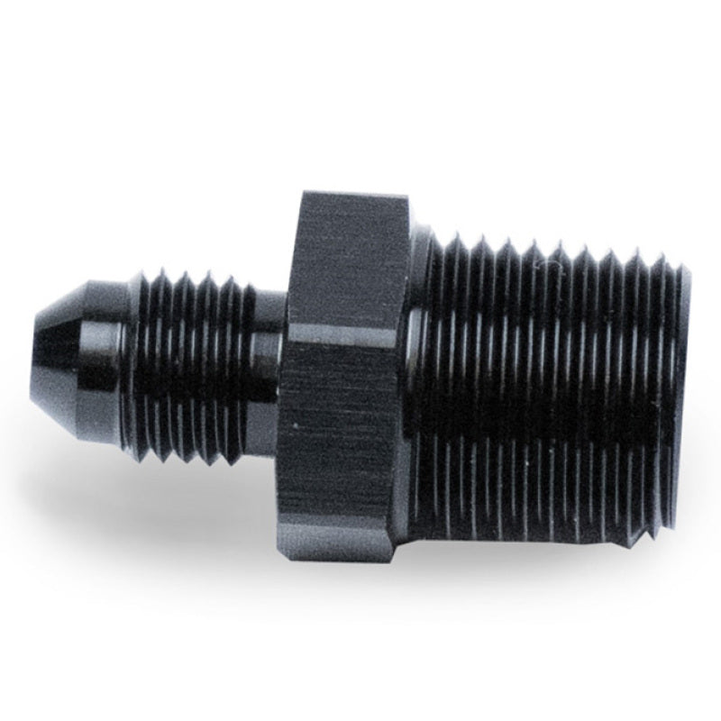 Snow Performance 3/8in NPT to 4AN Straight Water Fitting (Black) SNO-803-BRD SNO-803-BRD Photo - Primary