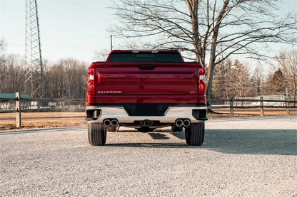CORSA Performance Corsa 19-23 Chevrolet Silverado 1500 Cat-Back Dual Rear Exit with Twin 4in Polished Pro-Series Tips 21202 21202 Photo - Mounted