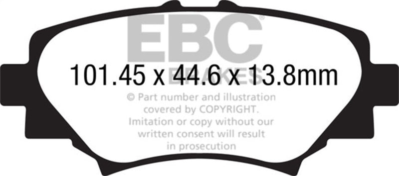 EBC Disc Brake Pad Set DP32186C Photo - Primary