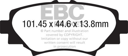 EBC Disc Brake Pad Set DP32186C Photo - Primary