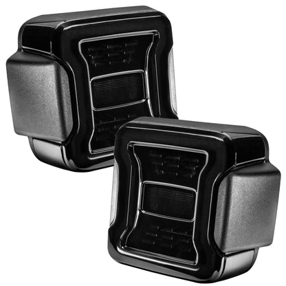 ORACLE Lighting Oracle Jeep Wrangler JL Black Series LED Tail Lights 5852-504 5852-504 Photo - Close Up
