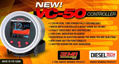 Snow Performance 07-17 Cummins 6.7L Stg 2 Boost Cooler Water Injection Kit (SS Braid Line & 4AN) SNO-410-BRD SNO-410-BRD Photo - Primary