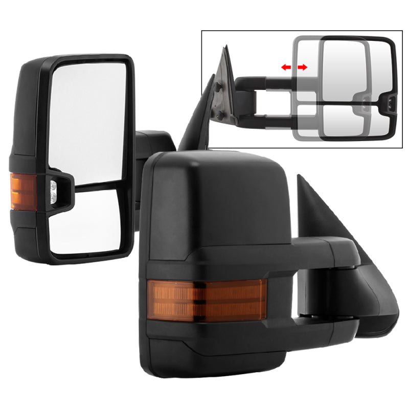 SPYDER xTune Chevy Silverado 99-06 G2 LED Signal Telescoping Mirror - SET MIR-CS03S-G2-MA-AM-SET 9936661 9936661 Photo - Primary