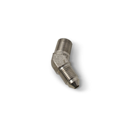 Russell -3 AN 1/8 Inch NPT Pipe Male 45° Brake Adapter Fitting - Endura 642931 Photo - out of package