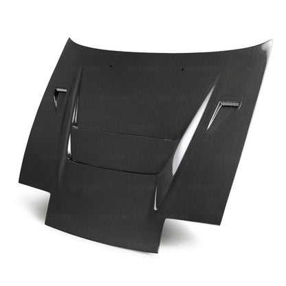 Seibon 89-94 Nissan 180SX/240SX Carbon Fiber Hood HD8994NS240-DVII Photo - Primary
