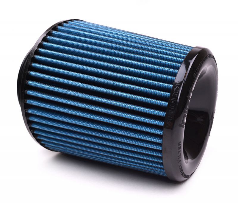 Injen Nanofiber Dry Air Filter - 4in Flange Dia / 6 1/2in Base / 7in T X-1026-BB Photo - Primary