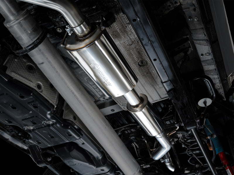 AWE Tuning AWE Exhaust for 4th Gen Toyota Tacoma Dual Chrome Silver Tips 3015-32254 3015-32254 Photo - Mounted