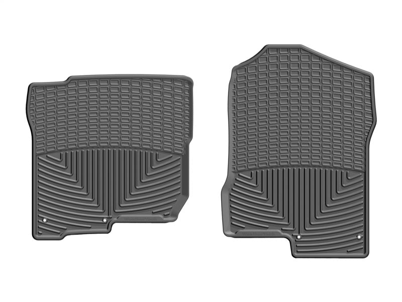 WeatherTech 2017+ Nissan Titan (Heating Vents Under Front Row Seats) Front Rubber Mats - Black W455 W455 Photo - Primary