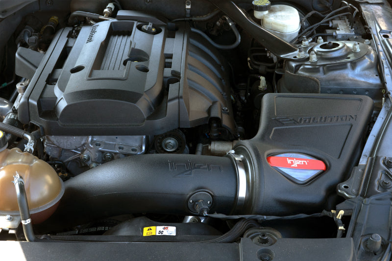 Injen 15-22 Ford Mustang L4-2.3L Turbo Evolution Cold Air Intake EVO9205 EVO9205 Photo - Mounted