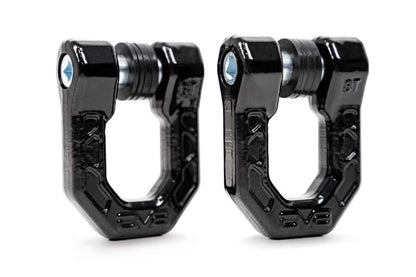 DV8 Offroad Elite Series D-Ring Shackles - Pair (Black) UNSK-01BL UNSK-01BL Photo - Unmounted