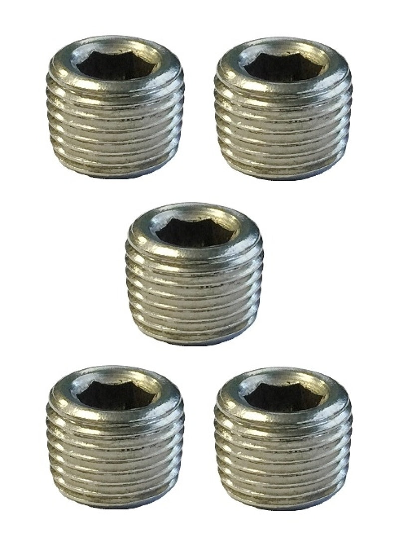 Torque Solution Stainless Steel 1/8 in NPT Plug: Universal 5 Pack TS-NPT-18.5 TS-NPT-18.5 Photo - Primary