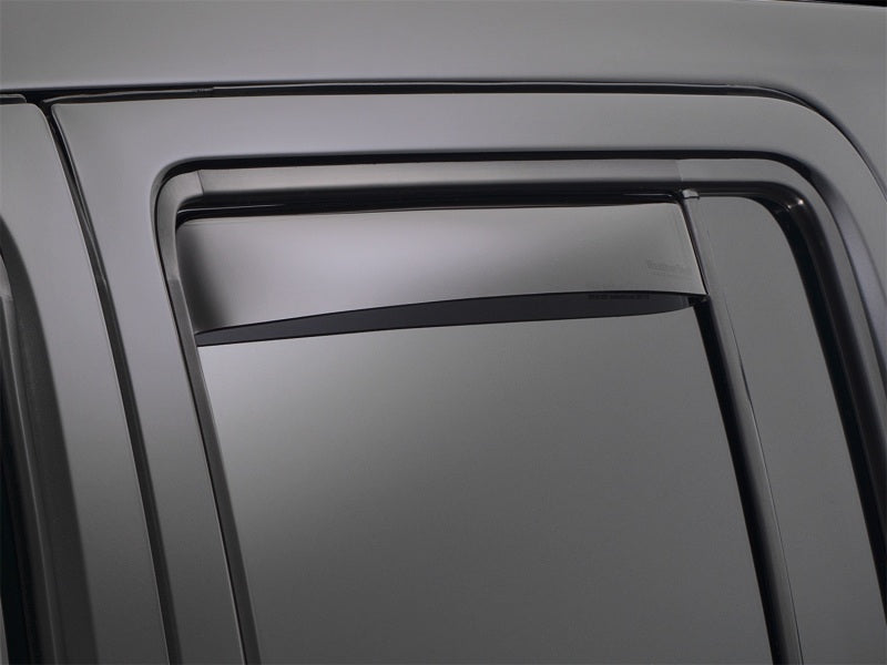 WeatherTech 2013+ Lexus ES Rear Side Window Deflectors - Dark Smoke 81727 81727 Photo - Mounted
