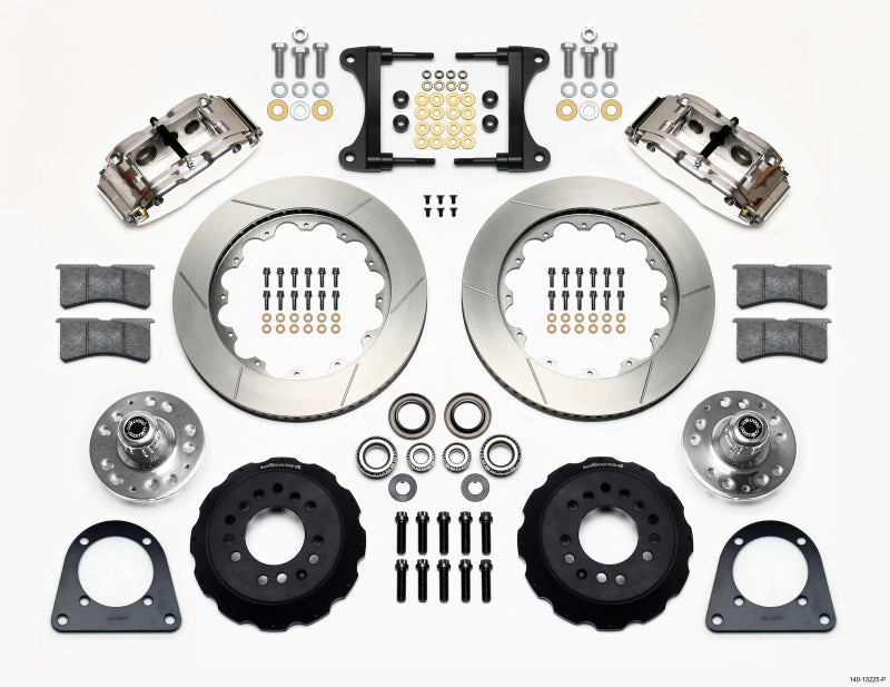 Wilwood Narrow Superlite 6R Front Hub Kit 14.00in Polished TCI-IFS 71-78 (Pinto Based) 140-13225-P 140-13225-P Photo - Primary