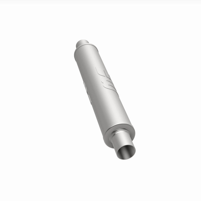 MagnaFlow 4" Round Center/Center Straight Through Performance Muffler 10435 360 Degree Image Set