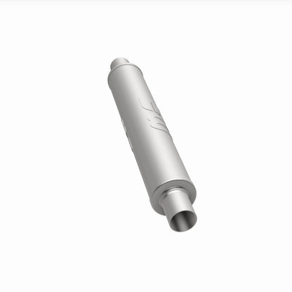 MagnaFlow 4" Round Center/Center Straight Through Performance Muffler 10435 360 Degree Image Set