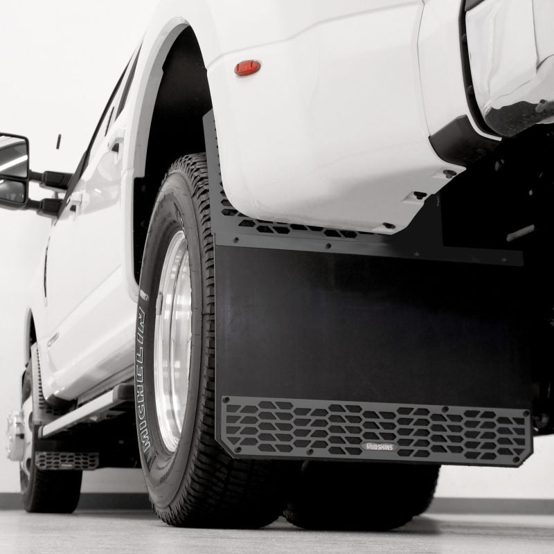 Putco 15-19 Chevy Silv/Sierra HD Dually - (Fits Rear) - Set of 2 Mud Skins - HDPE w/ Hex Shield 78275 78275 Photo - Primary