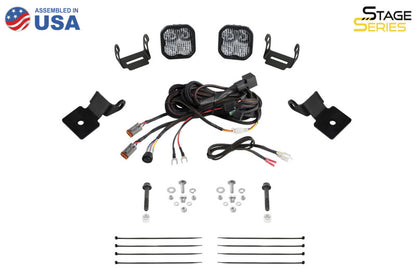 Diode Dynamics 14-18 Polaris RZR XP Stage Series SS5 A-Pillar Pod Kit - Sport Yellow Combo DD7851 DD7851 User 7