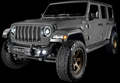 ORACLE Lighting Oracle Jeep Wrangler JL Smoked Lens LED Front Sidemarkers 5853-504 5853-504 Photo - lifestyle view