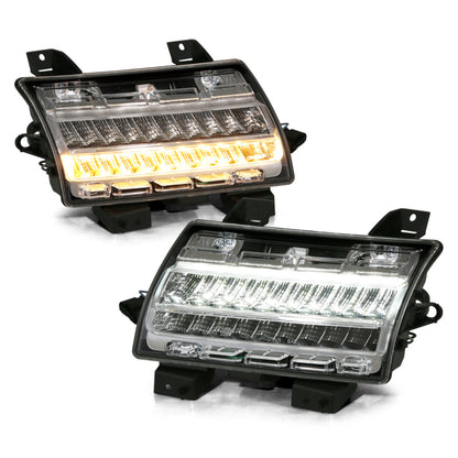 ANZO 18-19 Jeep Wrangler JL Halogen Chrome Clear w/ Sequential Signal 511083 511083 Photo - Primary