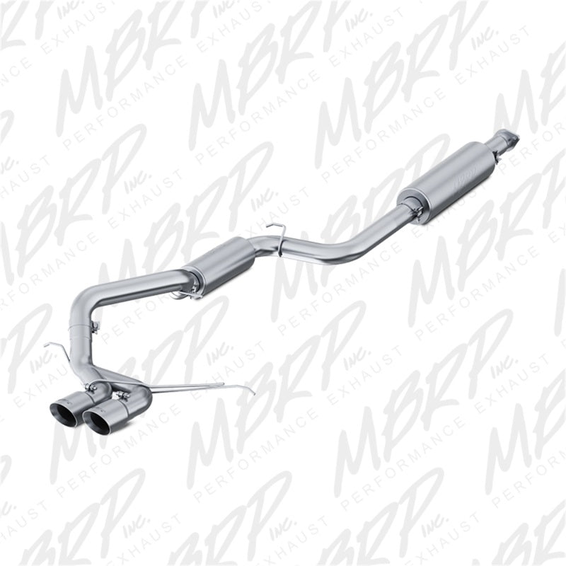 MBRP 13-17 Ford Focus ST 2.0L 3in Cat Back Dual Center MBRS4200AL S4200AL Photo - Primary