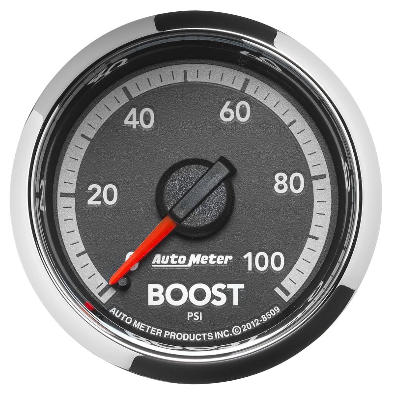 Autometer 2-1/16" Boost, 0-100 Psi, Mechanical, Gen 4 Dodge Factory Match 8509 Photo - Primary