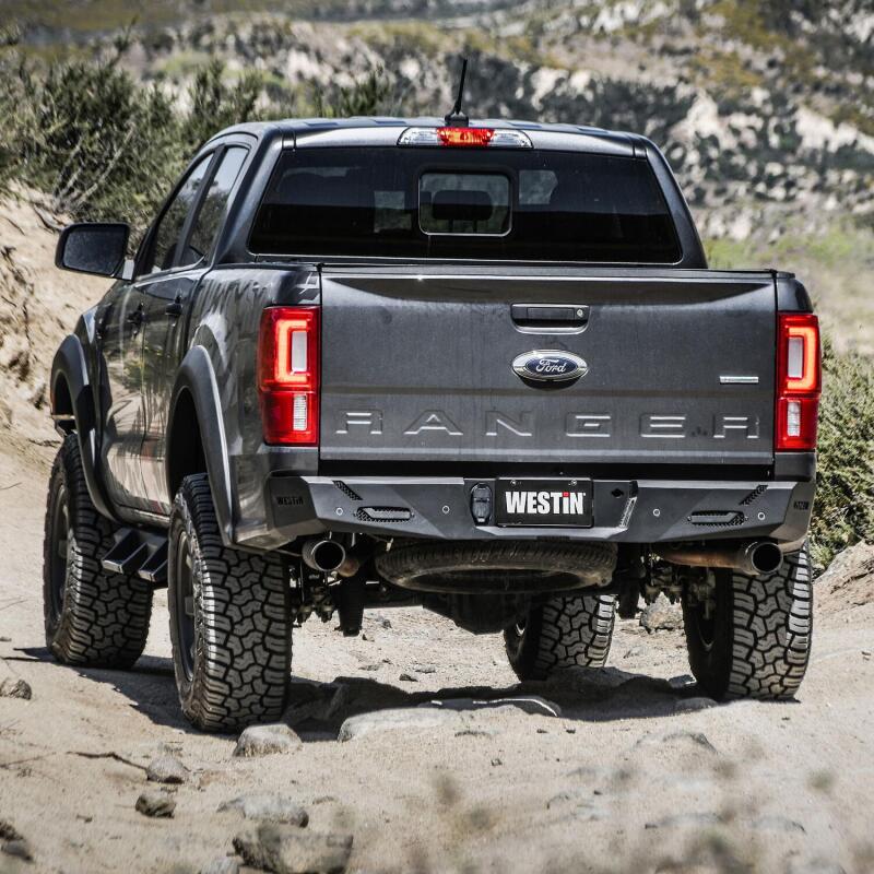 Westin 19-20 Ford Ranger Pro-Series Rear Bumper - Textured Black 58-421085 58-421085 Photo - Mounted
