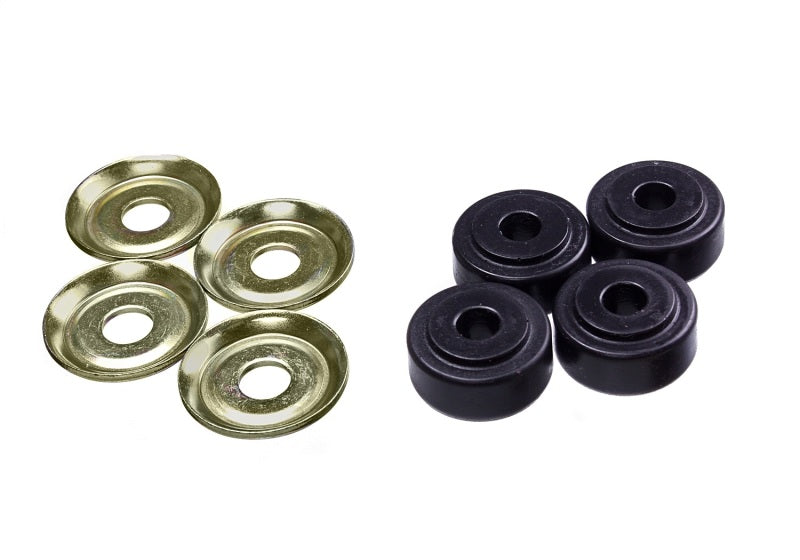 Energy Suspension Black Shock Tower Bushing Set 7/8in Nipple 3/8in ID 1-1/4in OD 9.8177G 9.8177G Photo - Primary