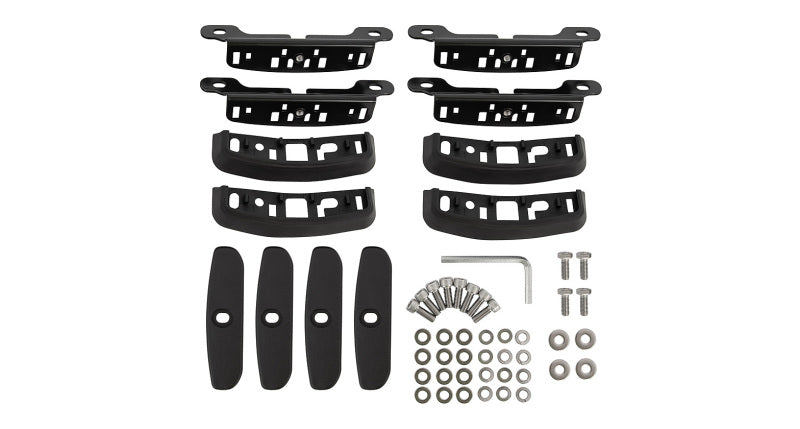 Rhino-Rack Flush & Raised Rail Side Mount RCP Base Kit - 4 pcs RCP66-BK RCP66-BK Photo - Primary