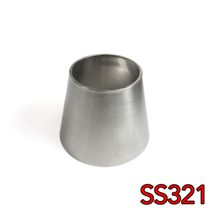Stainless Bros 2in to 3in SS321 Transition Reducer 2.375in Overall Length - 16GA/.065in Wall 707-07650-0000 707-07650-0000 User 1