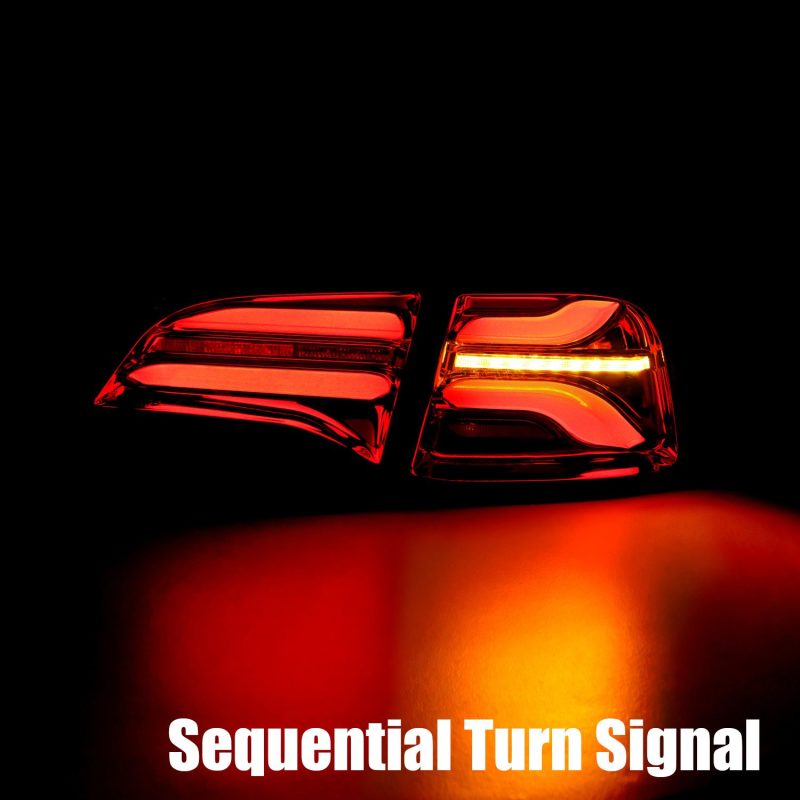 AlphaRex 20-22 Tesla Model Y PRO-Series LED Tail Lights Jet Black w/Seq Sig 601030 601030 User 4