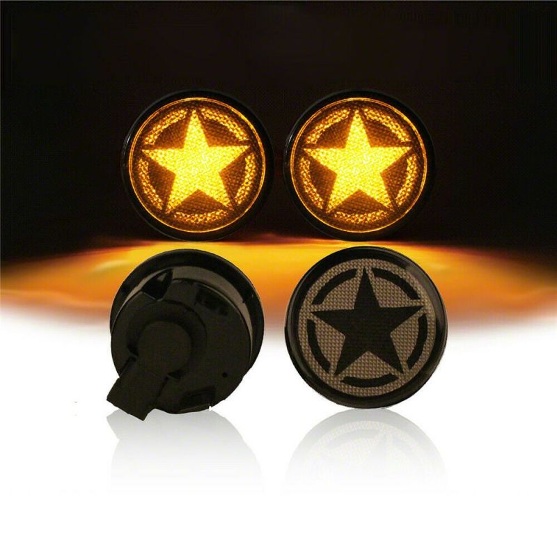 Raxiom 07-18 Jeep Wrangler JK Axial Series Turn Signal Lights J165073 J165073 Photo - Close Up