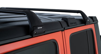 Rhino-Rack 07-22 Jeep Wrangler JK/JL 4 Door Hard Top Vortex SG 2 Bar Roof Rack - Black SG59 SG59 Photo - Primary