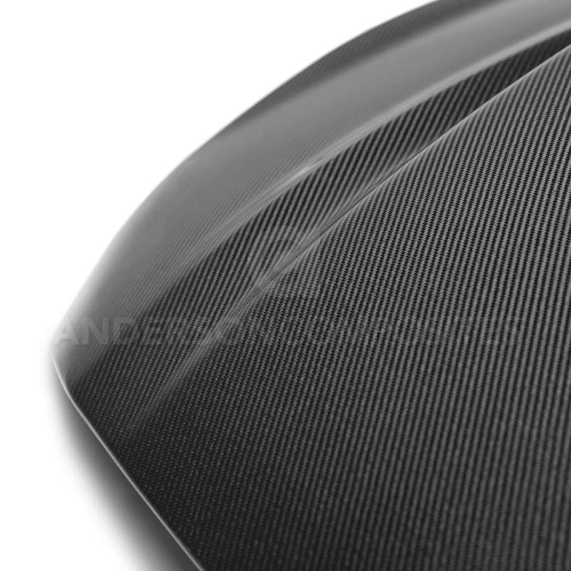 Anderson Composites 2018 Ford Mustang Double Sided Type-CJ 4in Carbon Fiber Cowl Hood AC-HD18FDMU-CJ-DS AC-HD18FDMU-CJ-DS User 3