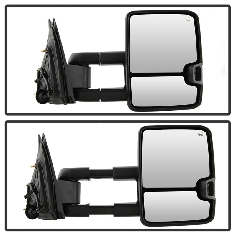 SPYDER xTune Chevy Silverado 14-16 Heated Smoke LED Signal Telescoping Mirrors MIR-CSIL14S-G2-PWH-SM-SET 9936739 9936739 Photo - Unmounted