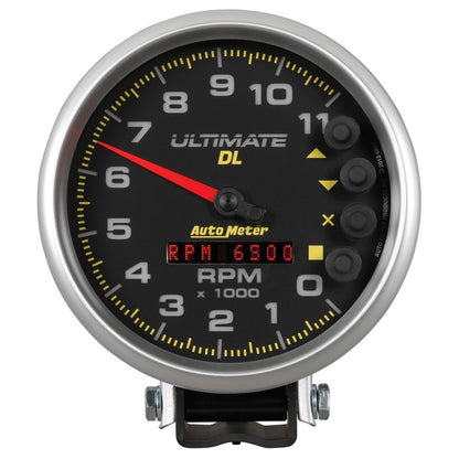 Autometer 5 inch Ultimate DL Playback Tachometer 11000 RPM - Black 6897 6897 Photo - Primary