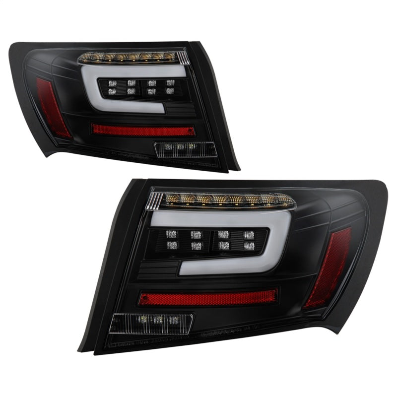 Spyder 08-11 Subaru Impreza WRX 4DR LED Tail Lights - Black ALT-YD-SI084D-LED-BK 5087966 5087966 Photo - Primary