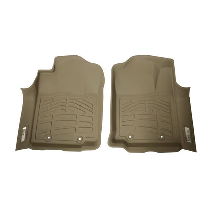 Westin 12-15 Toyota Tacoma Reg/Access/Dbl Cab (double hook) Wade Sure-Fit Floor Liners Front - Tan 72-130053 72-130053 Photo - Primary