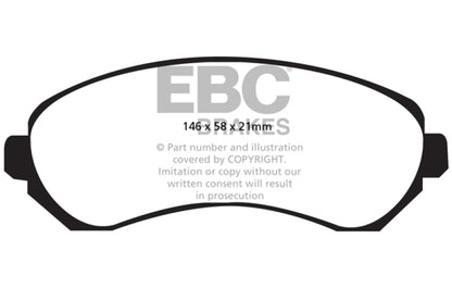 EBC Disc Brake Pad Set UD844 Photo - Primary