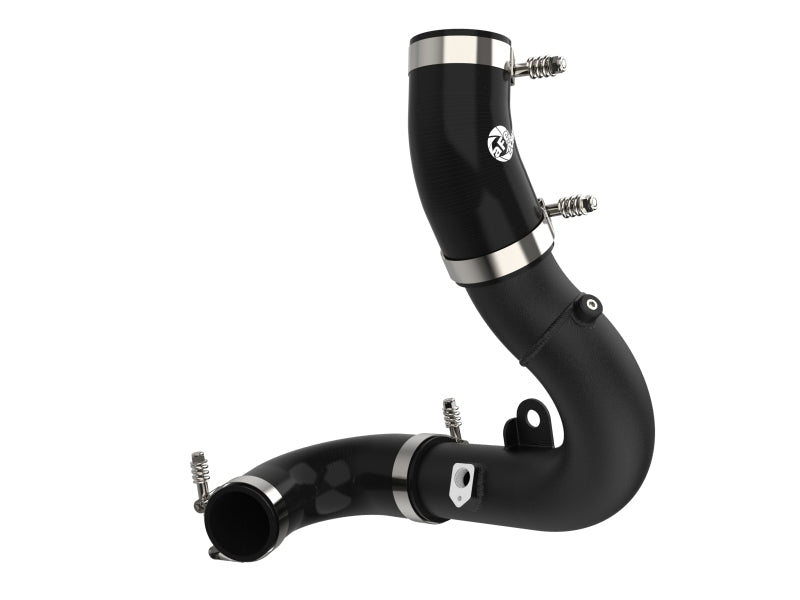aFe Bladerunner 2.75in Aluminum Cold Charge Pipe Black VW GTI (MKVIII) 22-23 L4-2.0L (t) 46-20609-B 46-20609-B Photo - Primary