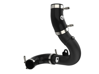 aFe Bladerunner 2.75in Aluminum Cold Charge Pipe Black VW GTI (MKVIII) 22-23 L4-2.0L (t) 46-20609-B 46-20609-B Photo - Primary