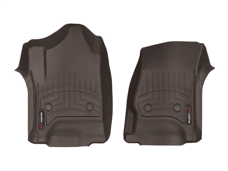 WeatherTech Front FloorLiners 14+ Chevy Silverado (Crew Cab / Double Cab) - Cocoa 476071 Photo - Primary
