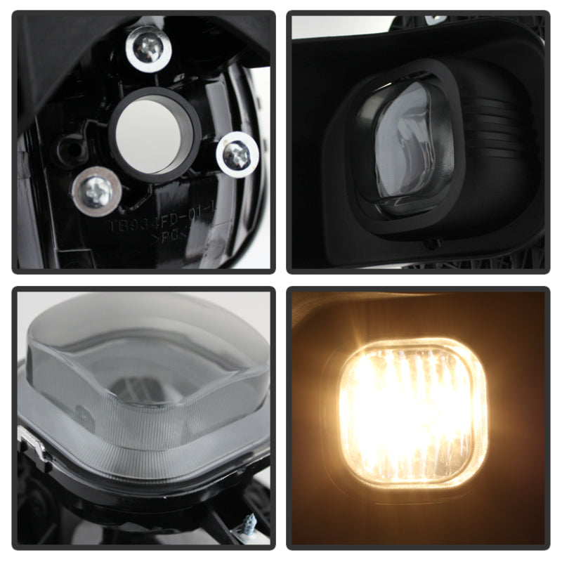 Spyder Ford F250 F350 F450 F550 XLT 2011-2016 OEM Style Fog Lights W/Switch Smoke FL-FF25011-SM 5079725 5079725 User 1