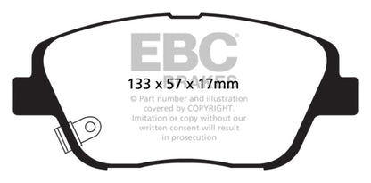 EBC Disc Brake Pad Set UD1444 Photo - Primary