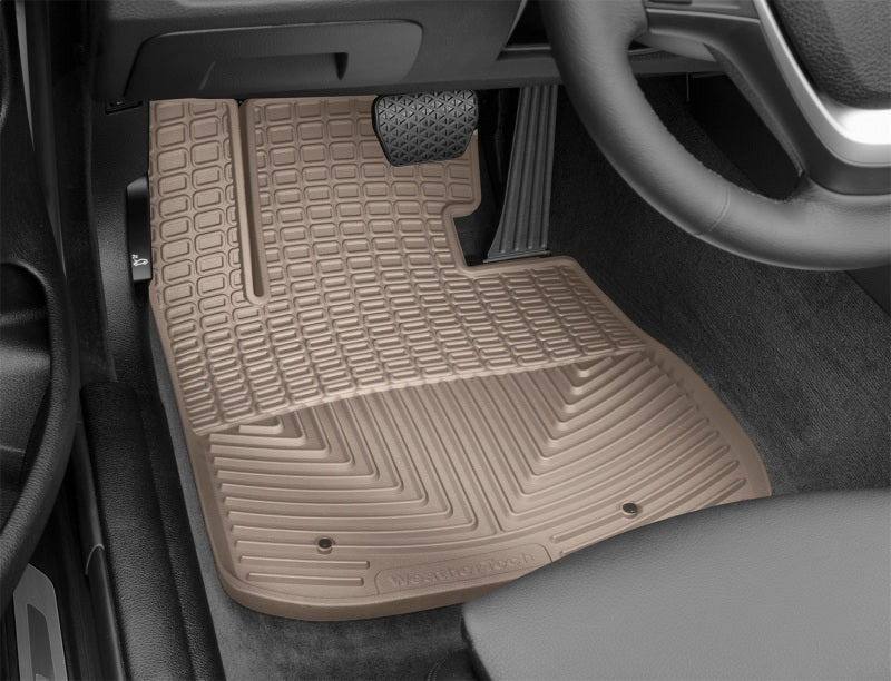 WeatherTech 2014+ BMW 4-Series Front Rubber Mats - Tan W360TN W360TN Photo - Mounted