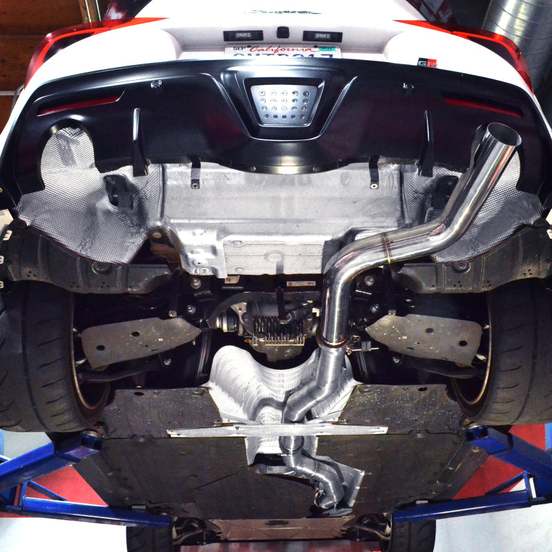 Injen 20-23 Toyota GR Supra 3.0L Turbo 6cyl SS Race Series Cat-Back Exhaust SES2300RS SES2300RS Photo - Mounted