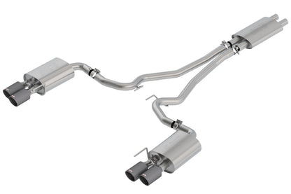 Borla 2018-2022 Ford Mustang GT Cat-Back Exhaust System Touring- Carbon Fiber Tips 1014045CF 1014045CF Photo - Primary
