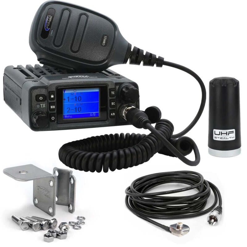 Rugged Radios Radio Kit Lite - GMR25 Waterproof GMRS Mobile Radio with Stealth Antenna RKL-GMR25 RKL-GMR25 Photo - Primary