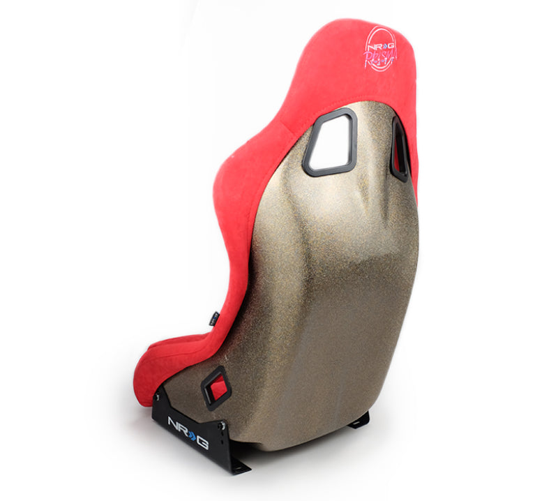 NRG FRP Bucket Seat ULTRA Edition - Medium (Red Alcantara/Pearlized Back) FRP-303RD-ULTRA FRP-303RD-ULTRA Photo - Primary