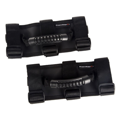 Rugged Ridge Ultimate Grab Handle Kit, Black; 55-18 Jeep CJ/Wrangler YJ/TJ/JK/JL 13505.04 Photo - Primary